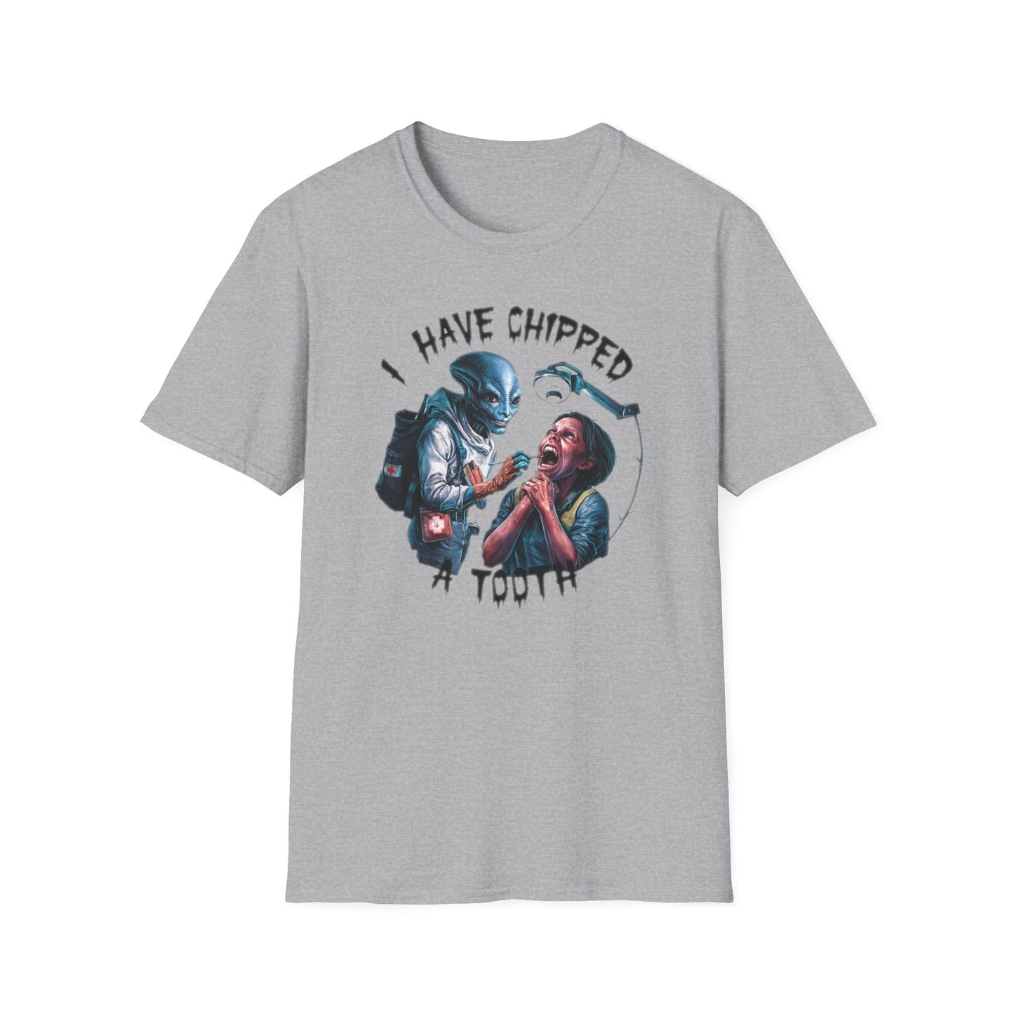 Alien Dentist Panic T-Shirt