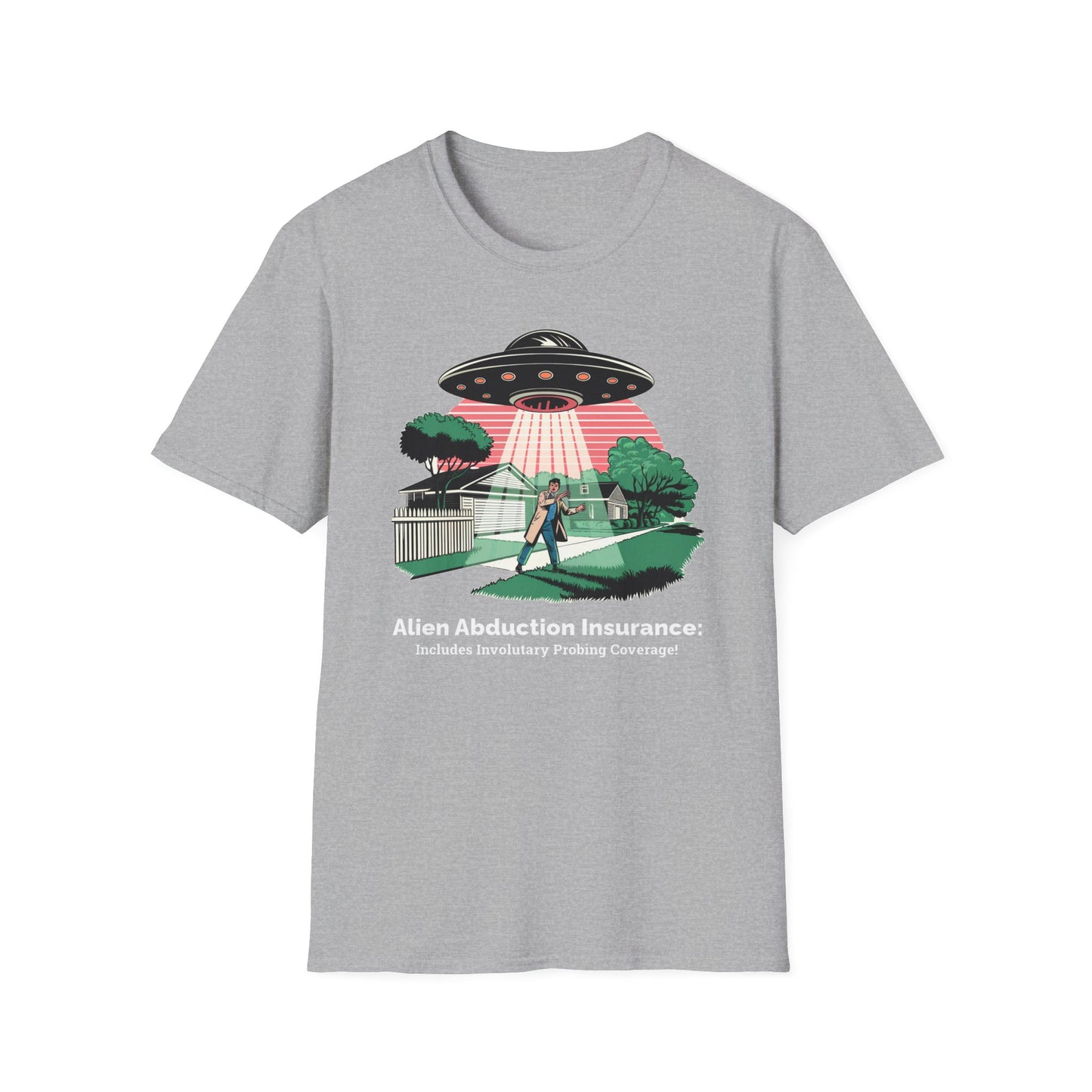 Alien Abduction Coverage T-Shirt
