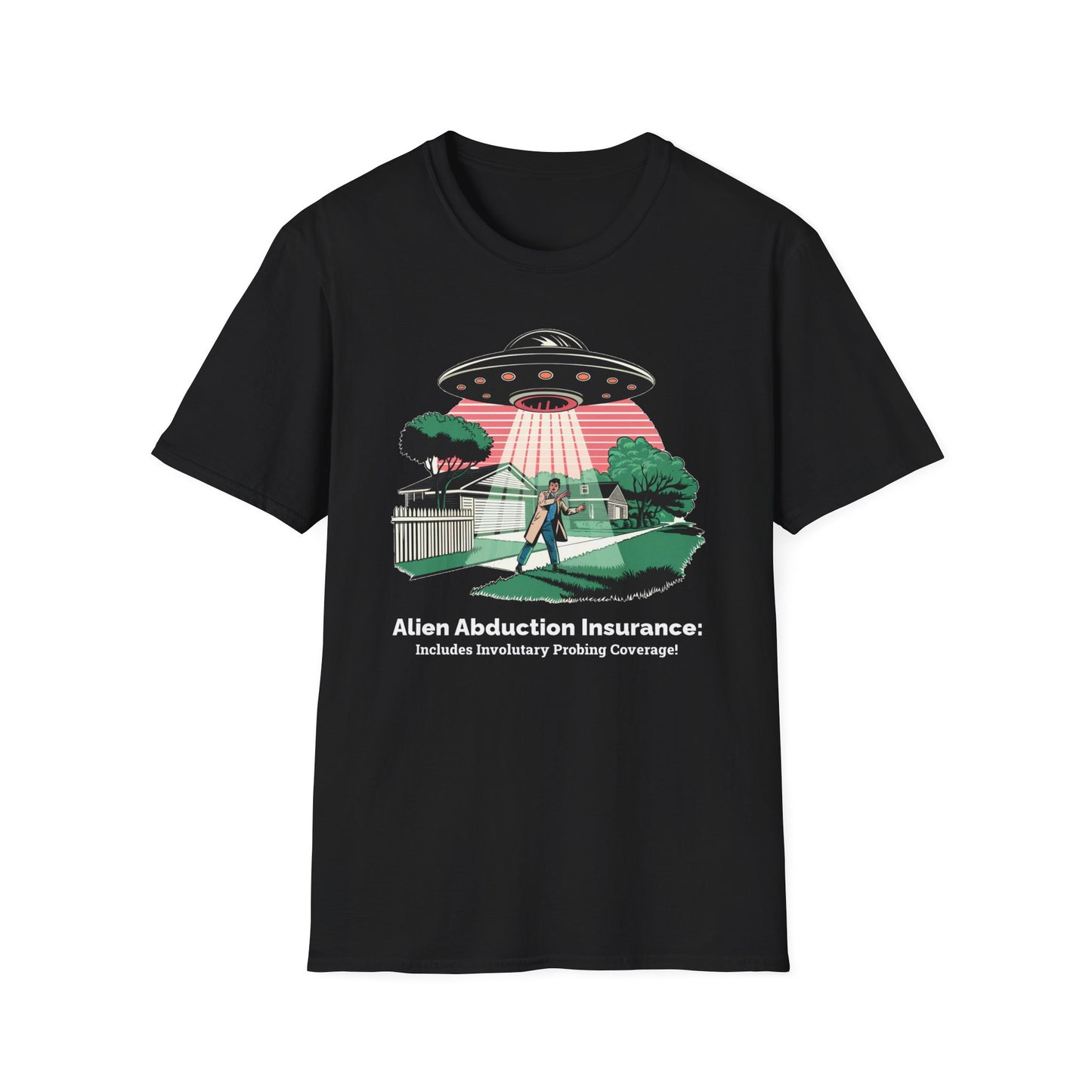 Alien Abduction Coverage T-Shirt