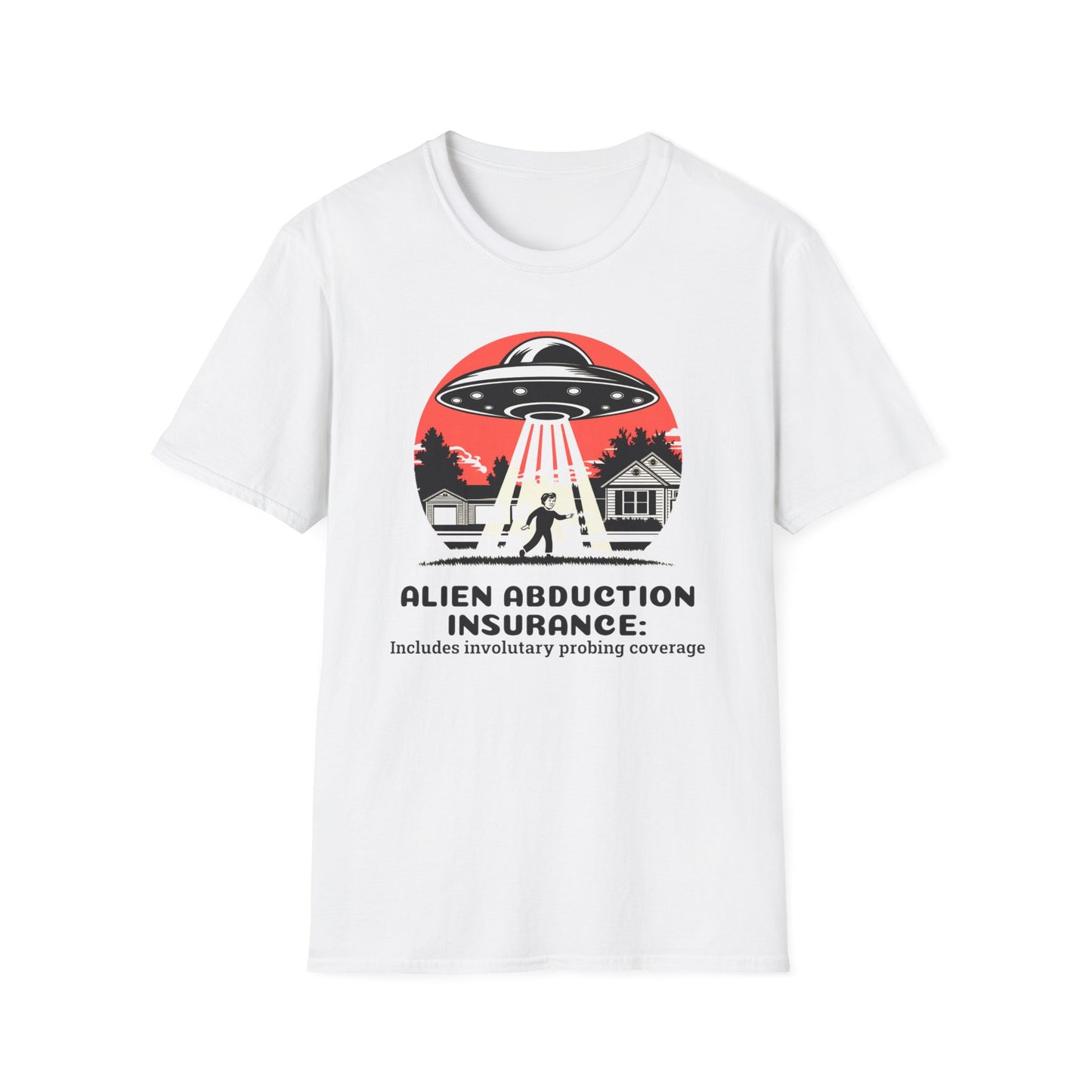 Alien Abduction Coverage T‑Shirt