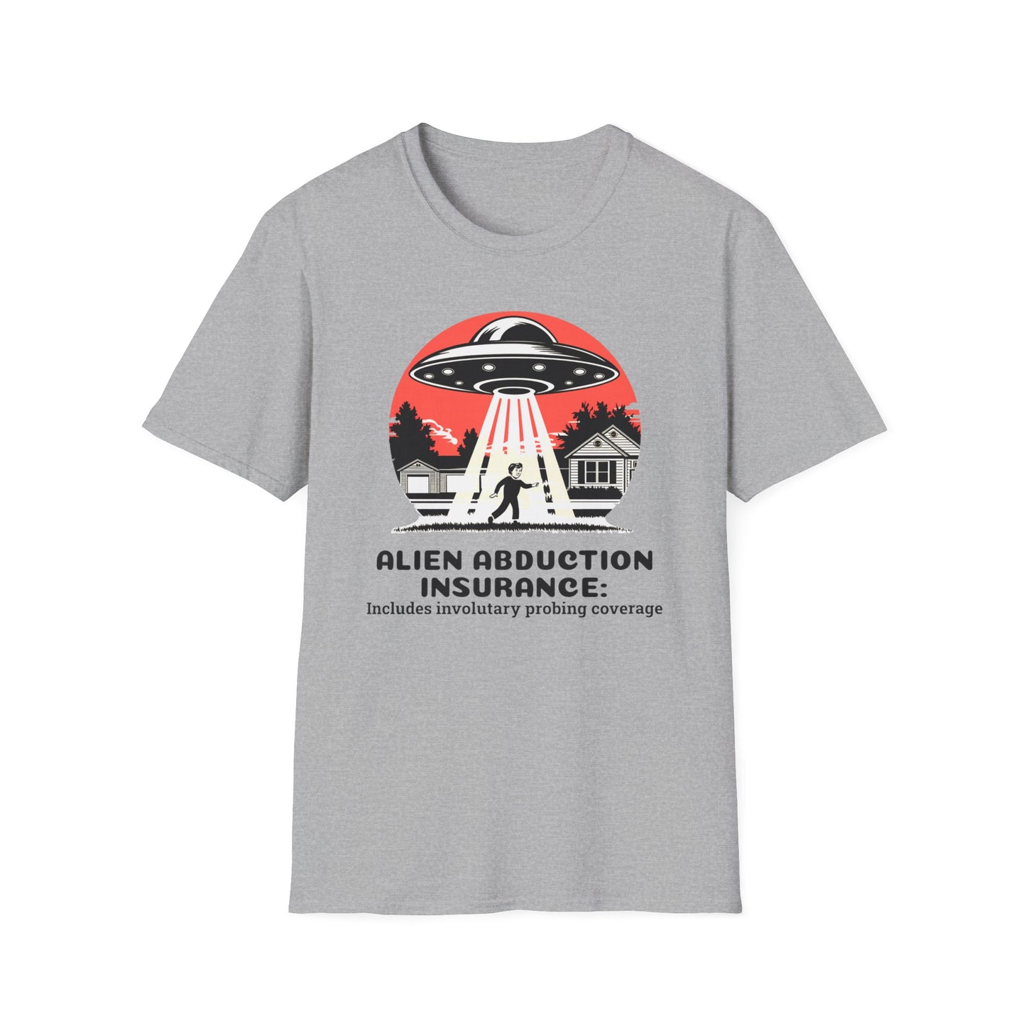 Alien Abduction Coverage T‑Shirt